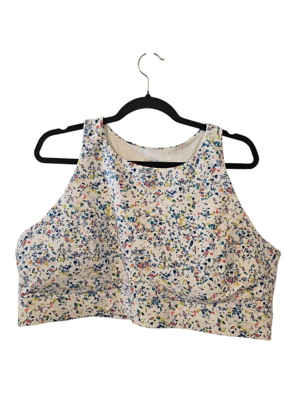 Multi-Coloured Old Navy Women's Medium Support PowerSoft Racerback Sports Bra